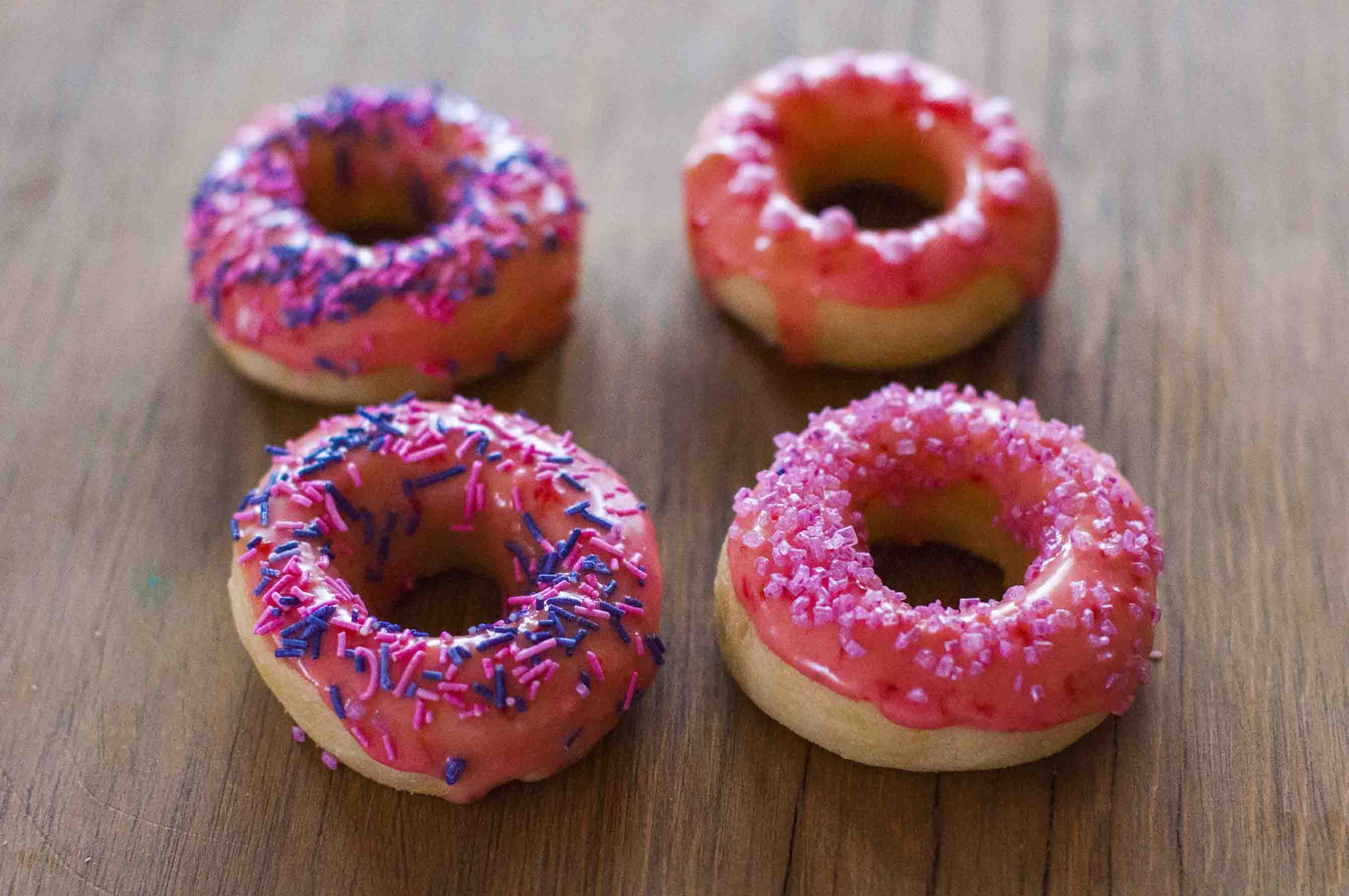 I have been wanting to bake yeasted doughnuts since the day. them. the bake...